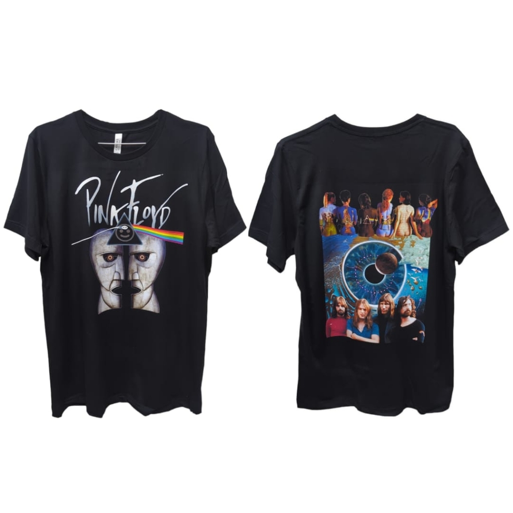 Pink Floyd Fan Art Tribute Of All Albums Tshirt Front and back Design